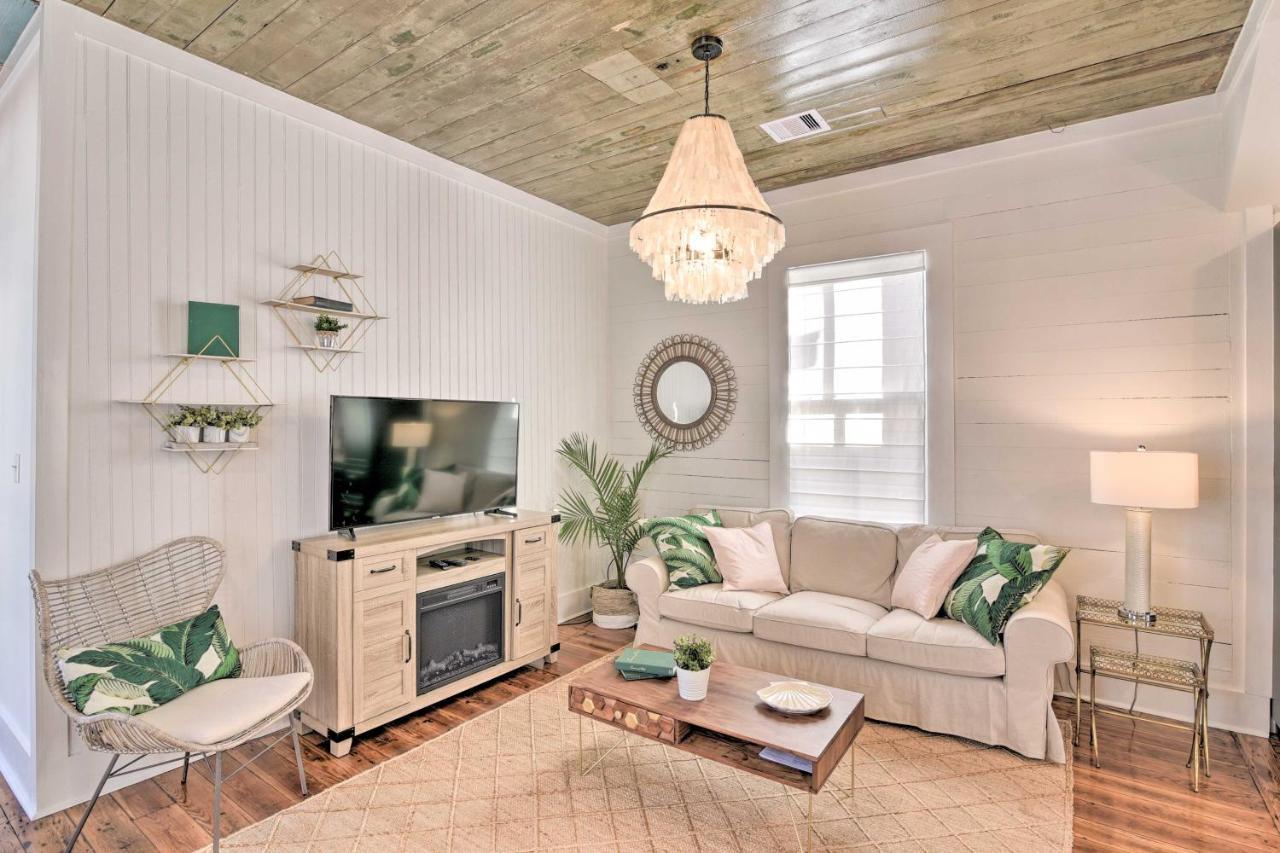 Bright Galveston Cottage Close To Beach And Strand Eksteriør bilde