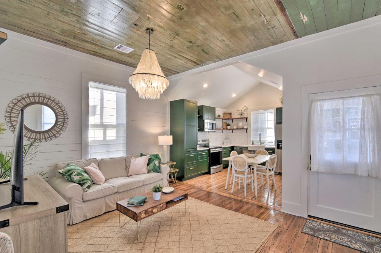 Bright Galveston Cottage Close To Beach And Strand Eksteriør bilde